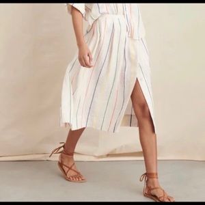 ISO Alex Mill candy stripe linen skirt in small or medium!